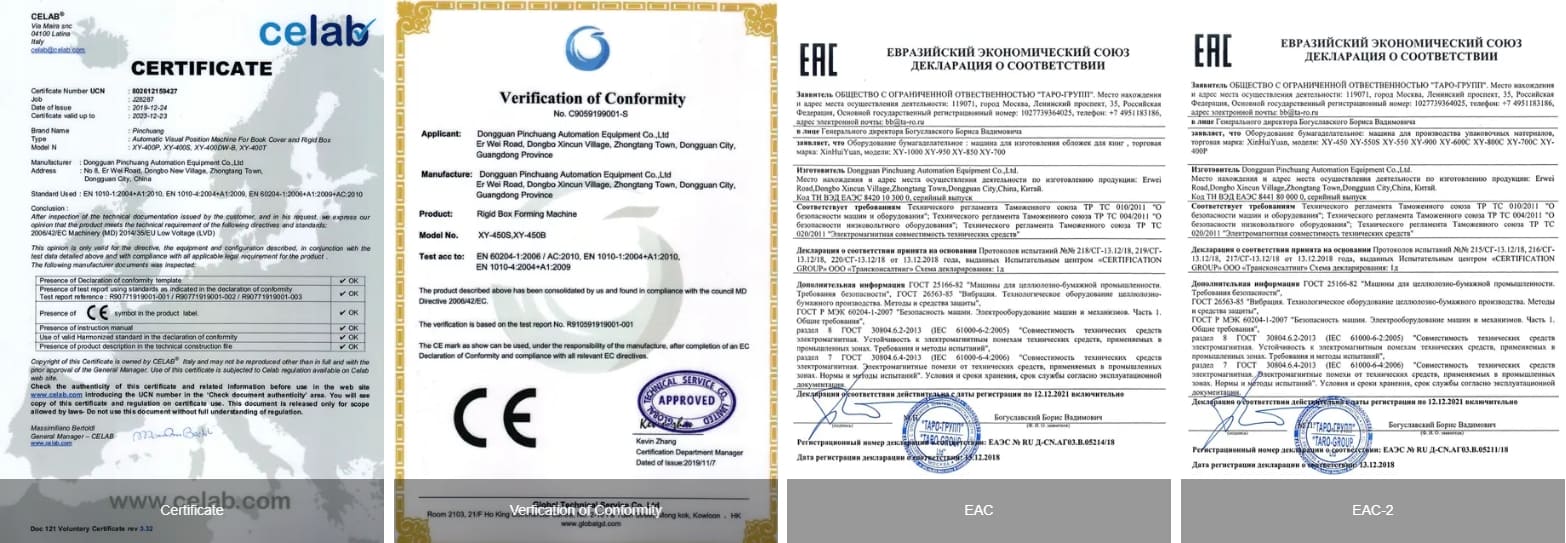 Nuestros certificados muestran