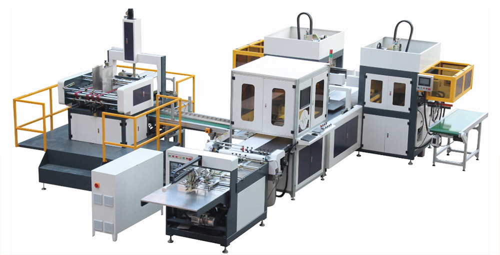 M&aacute;quina para fabricar cajas r&iacute;gidas completamente autom&aacute;tica