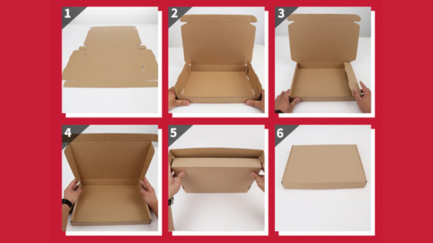 Gu&iacute;a paso a paso para hacer una caja de pizza