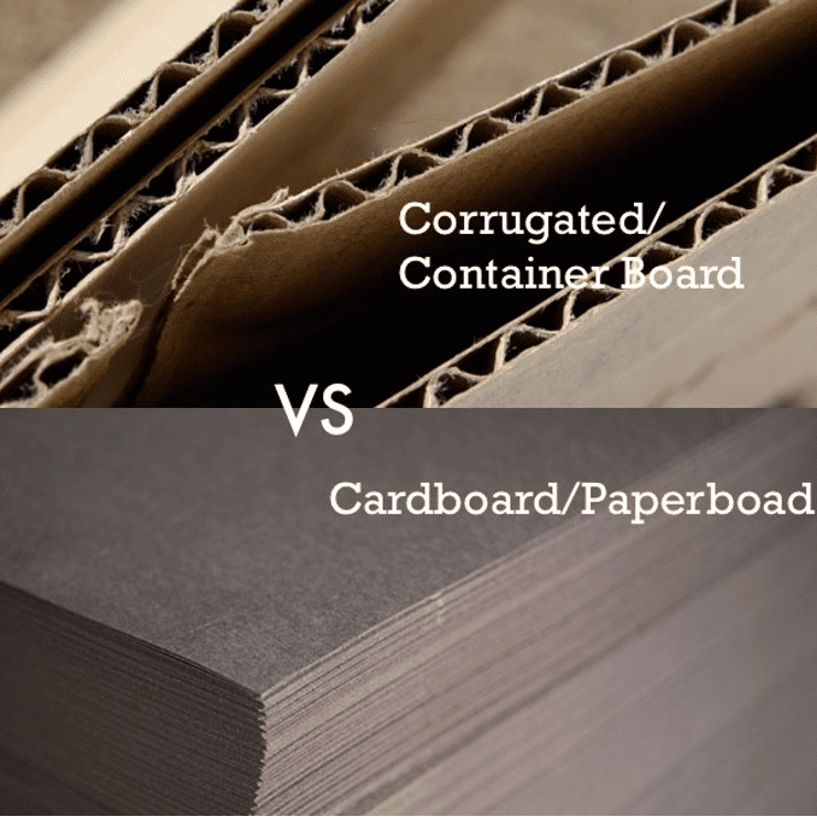 Cartón vs corrugado: cuál es la diferencia y cuándo usar cada